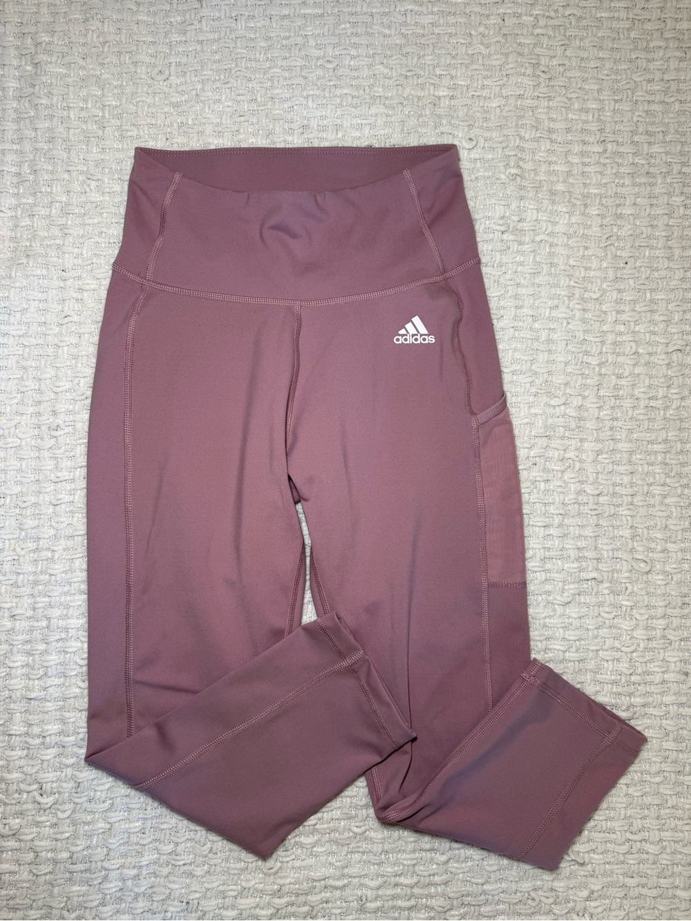 Adidas Women’s Mauve Capri Leggings Size Small